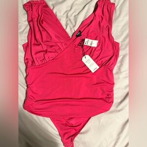 Express Vibrant Pink Bodysuit